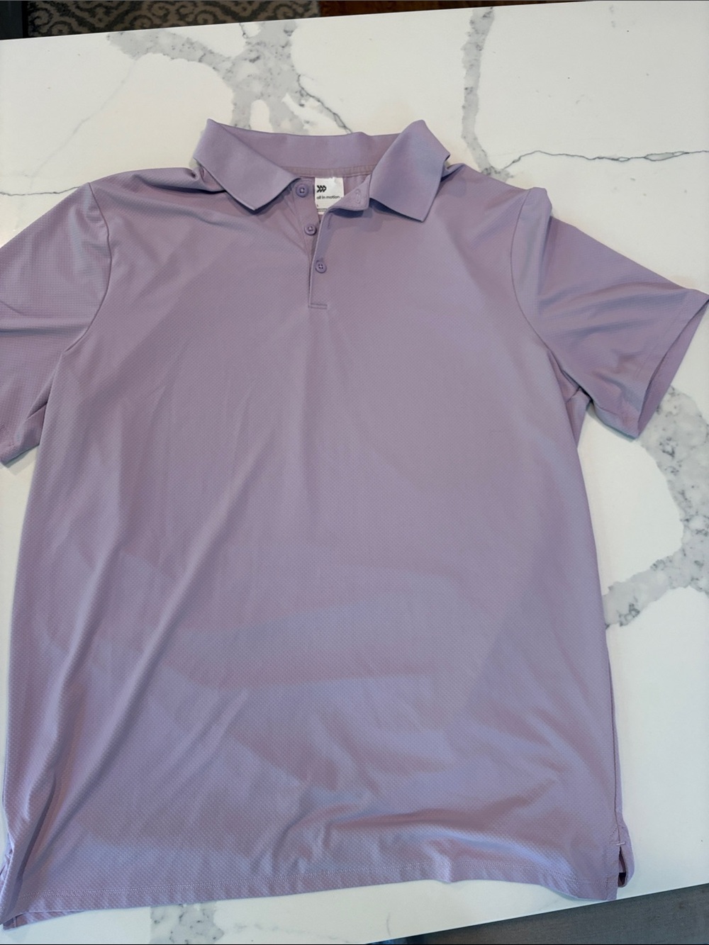 all in motion Lavender Short-Sleeve Polo